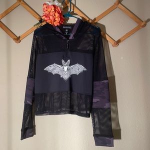 Blackcraft Mesh See Through Jacket with Bat 🦇